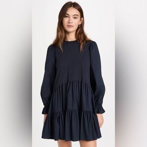 Cinq à Sept Navy Blue Mini Dress